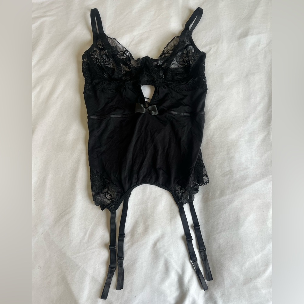 black lingerie. Size M- never worn.